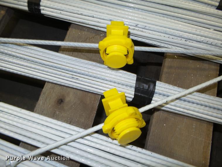 image for item F1577 Approximately 350 50"L hi-carbon spring steel electric fence posts