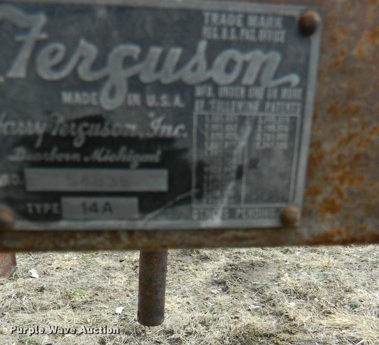 image for item K2712 Ferguson 14A two bottom plow