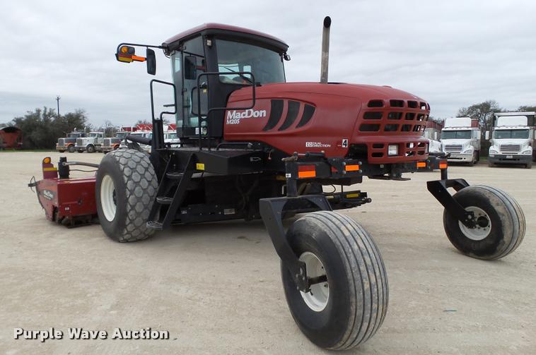image for item L1626 2013 MacDon M205 self-propelled windrower