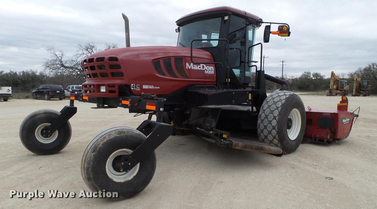 image for item L1626 2013 MacDon M205 self-propelled windrower