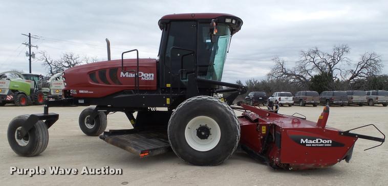 image for item L1626 2013 MacDon M205 self-propelled windrower