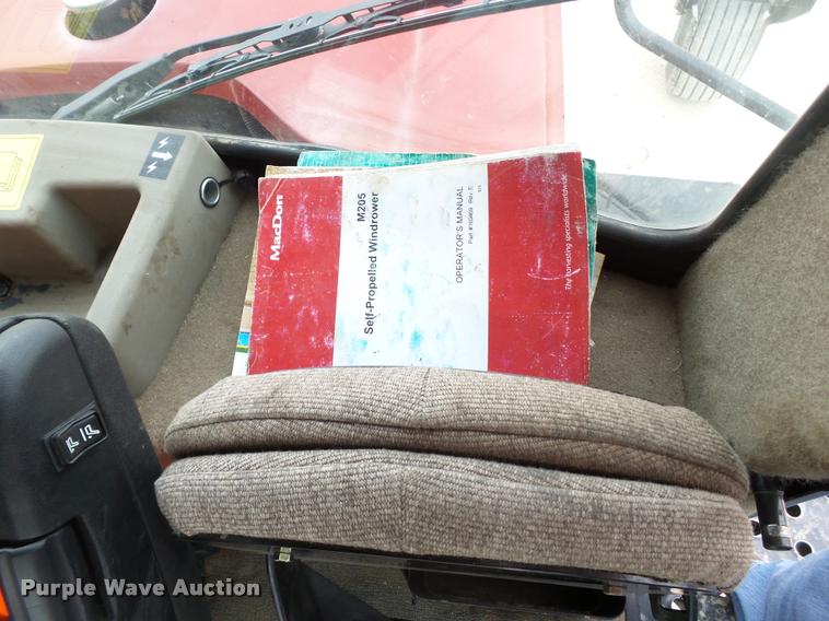 image for item L1626 2013 MacDon M205 self-propelled windrower