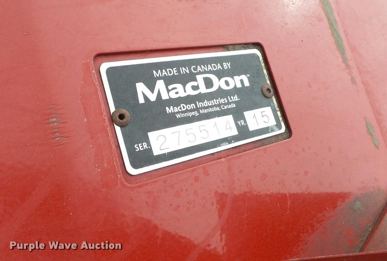 image for item L1626 2013 MacDon M205 self-propelled windrower
