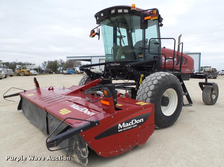 image for item L1627 2012 MacDon M205 self-propelled windrower