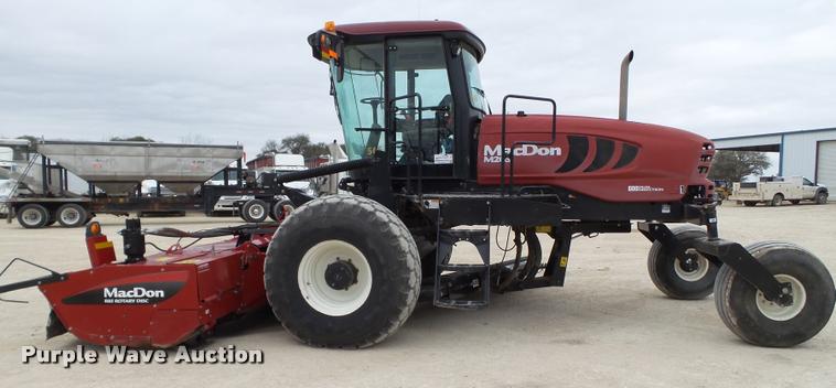 image for item L1627 2012 MacDon M205 self-propelled windrower