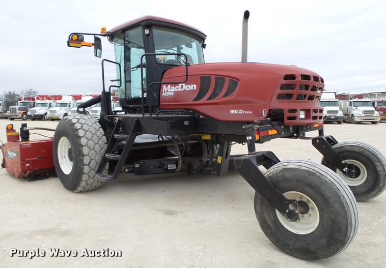 image for item L1627 2012 MacDon M205 self-propelled windrower