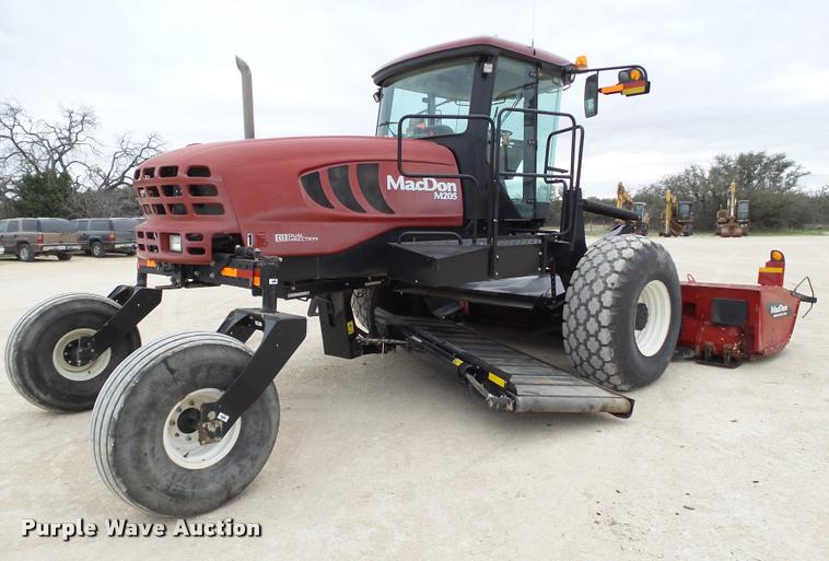 image for item L1627 2012 MacDon M205 self-propelled windrower
