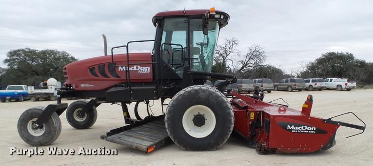 image for item L1627 2012 MacDon M205 self-propelled windrower