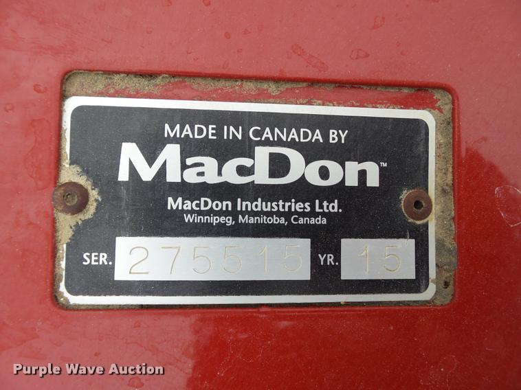 image for item L1627 2012 MacDon M205 self-propelled windrower
