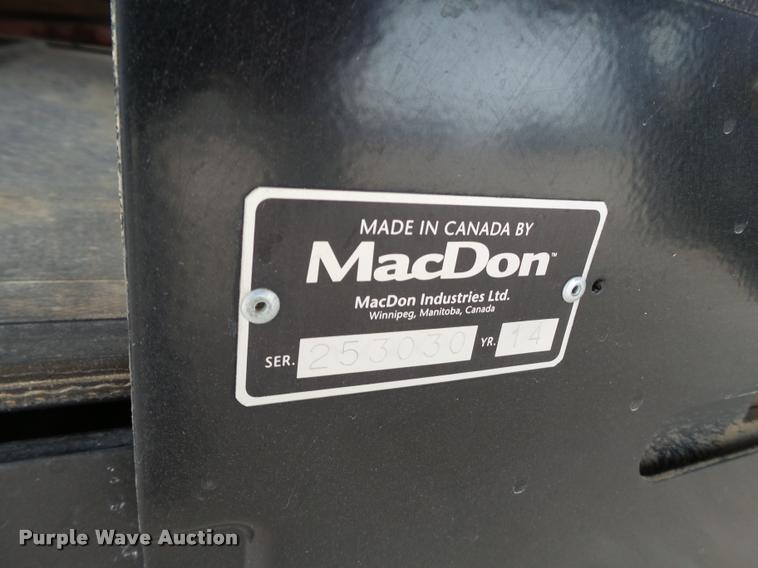 image for item L1627 2012 MacDon M205 self-propelled windrower