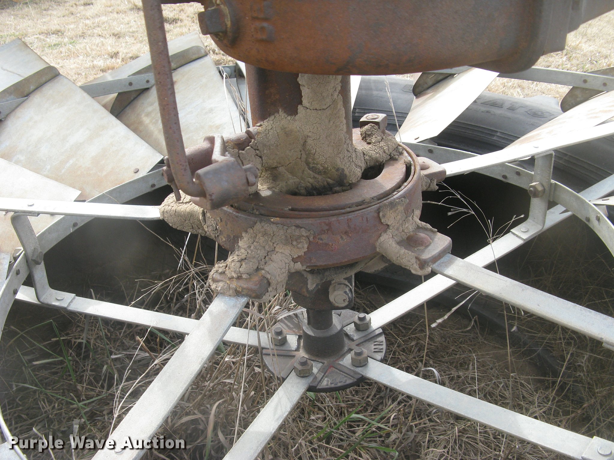 Dempster windmill head and tower in Hutchinson, KS Item DA2215 sold