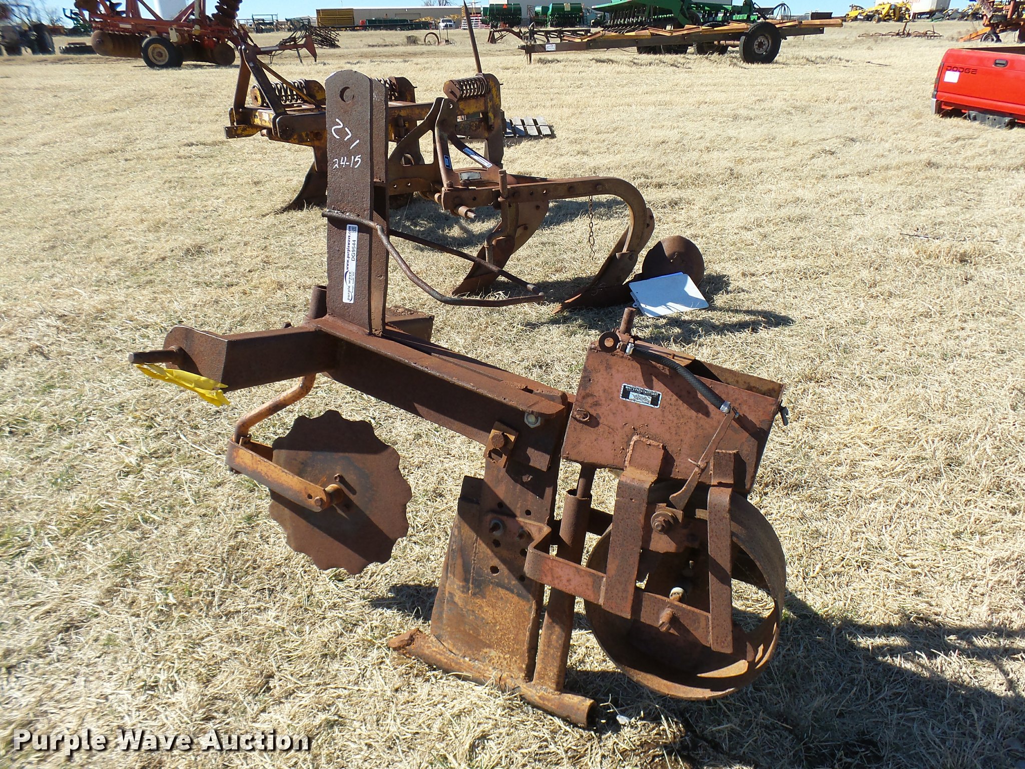 Gopher plow in Guthrie, OK Item DG9544 sold Purple Wave