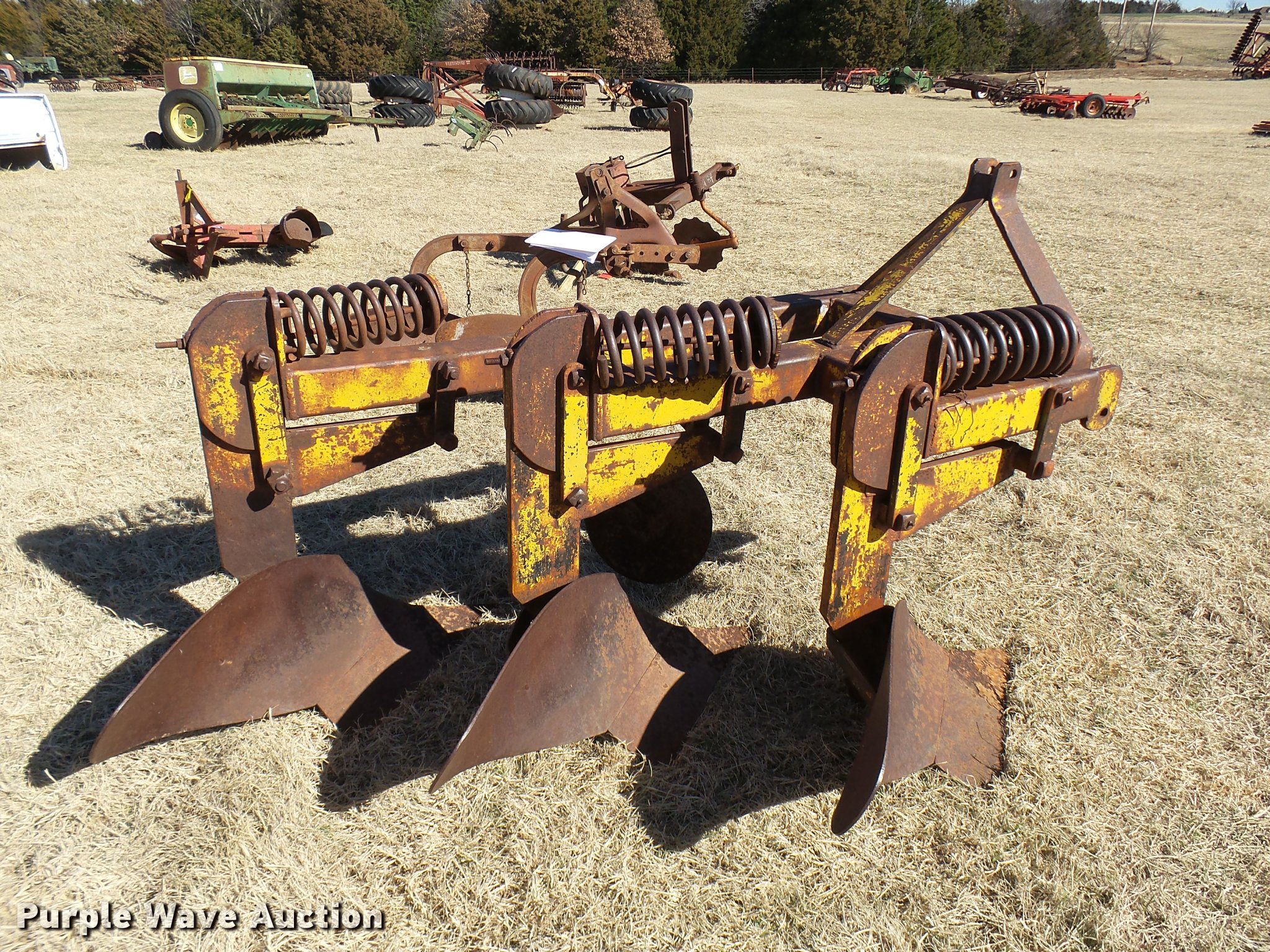Minneapolis Moline three bottom plow in Guthrie, OK Item