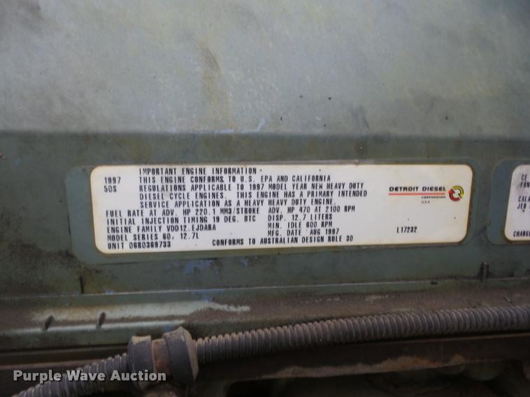 image for item AG9253 1998 Freightliner Century Class semi truck