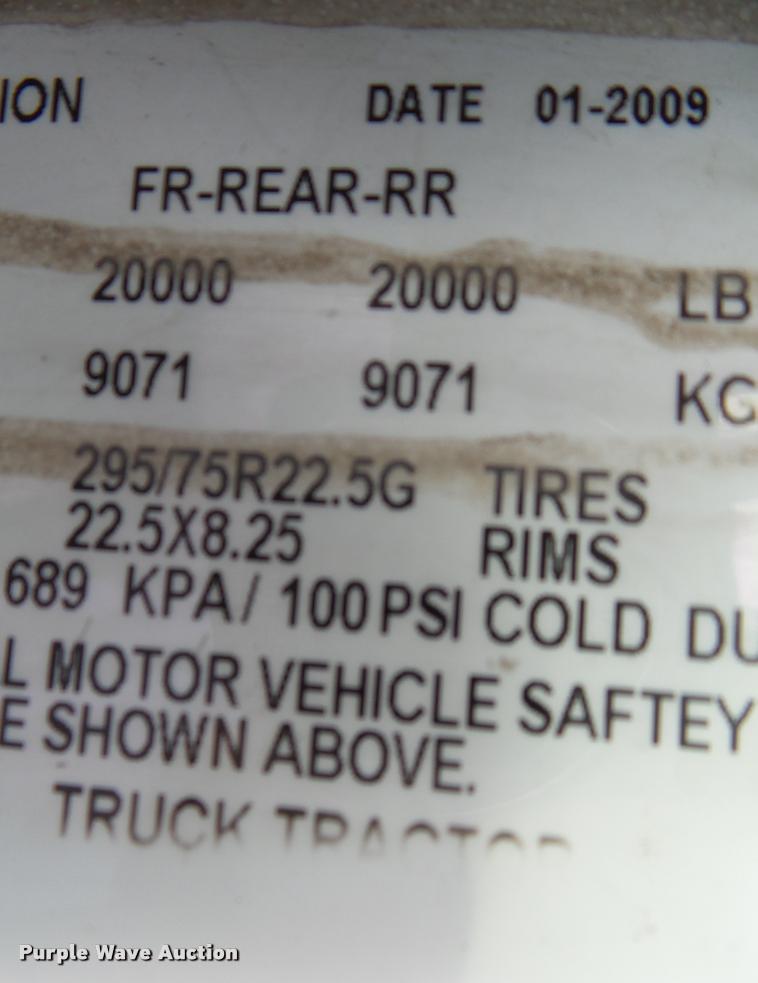 image for item DA2530 2010 International ProStar Eagle semi truck