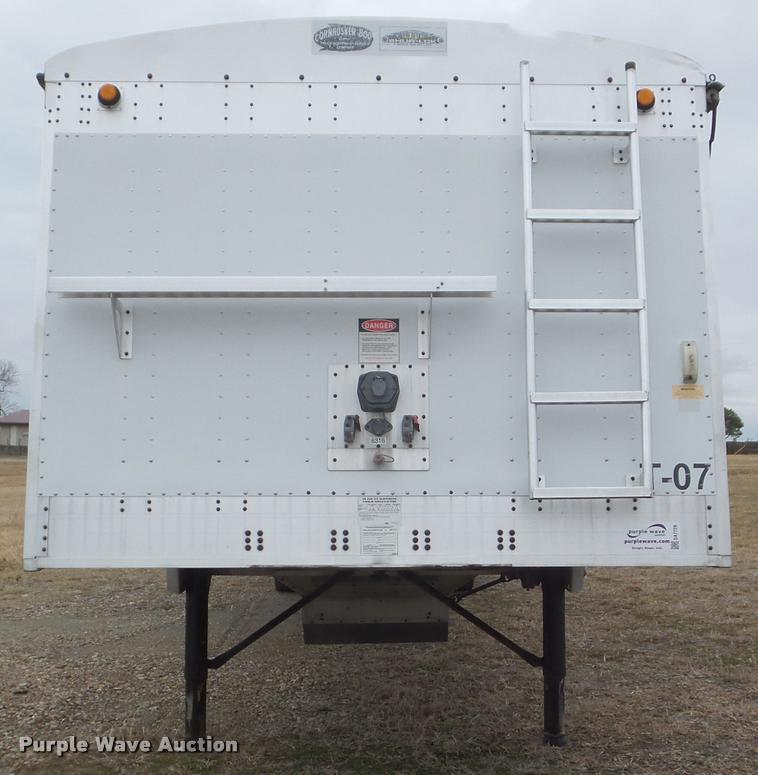 image for item DA7729 2008 Cornhusker double hopper grain trailer
