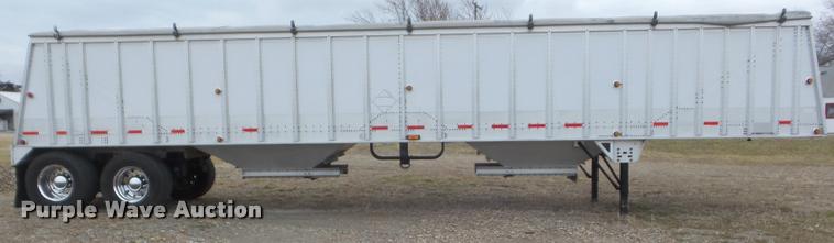 image for item DA7729 2008 Cornhusker double hopper grain trailer