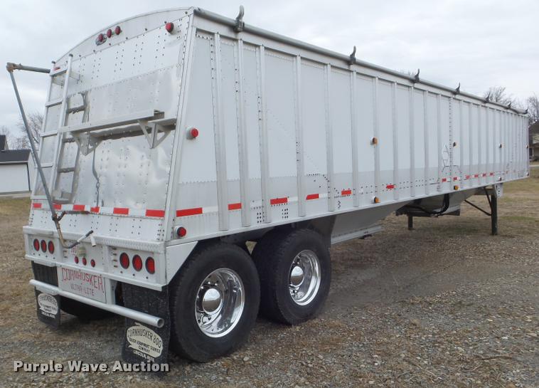 image for item DA7729 2008 Cornhusker double hopper grain trailer
