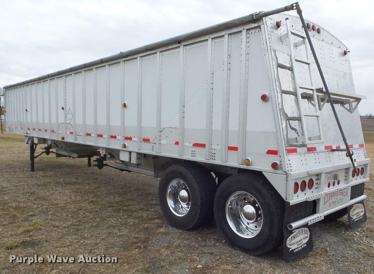 image for item DA7729 2008 Cornhusker double hopper grain trailer