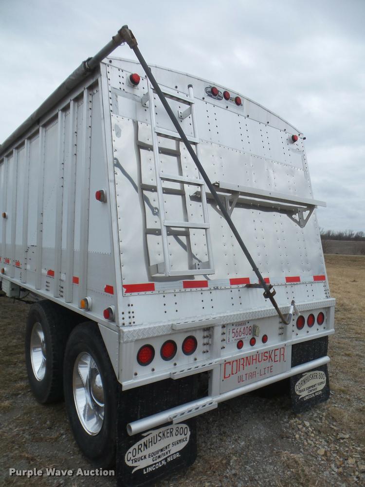 image for item DA7729 2008 Cornhusker double hopper grain trailer