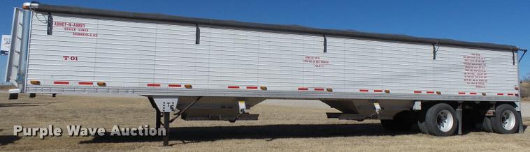 image for item DB1909 2008 Timpte double hopper grain trailer