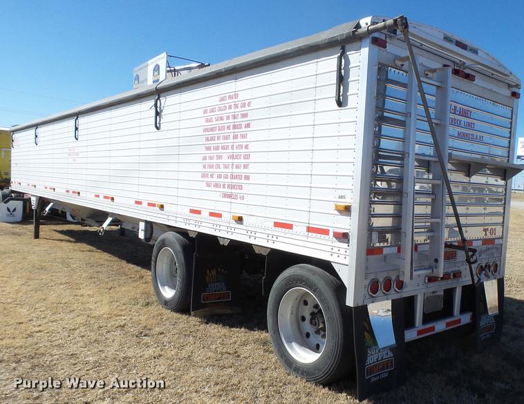 image for item DB1909 2008 Timpte double hopper grain trailer