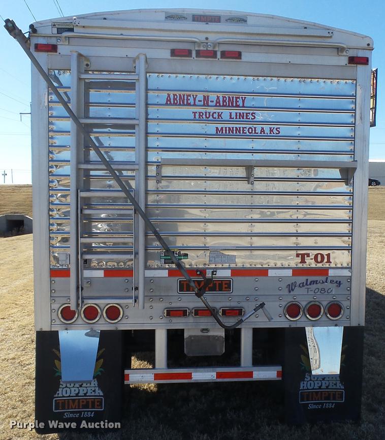 image for item DB1909 2008 Timpte double hopper grain trailer
