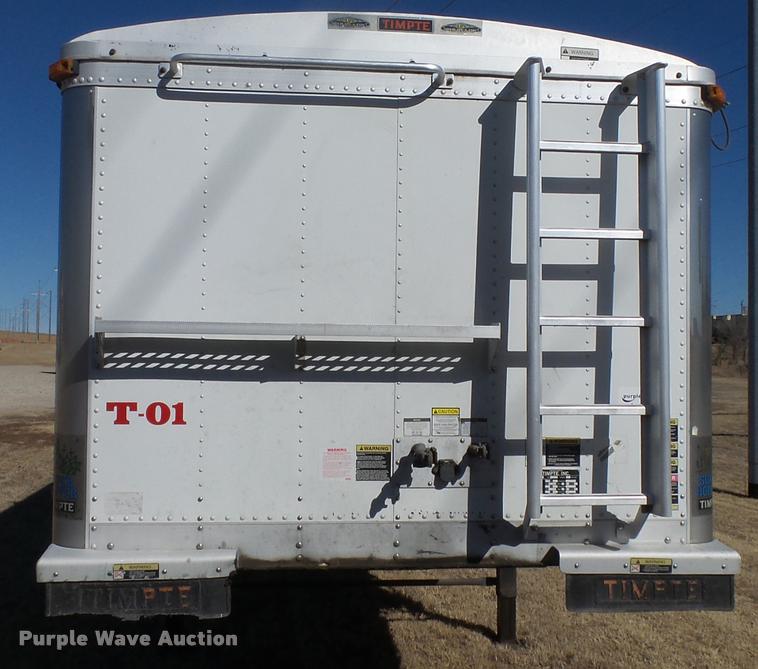 image for item DB1909 2008 Timpte double hopper grain trailer