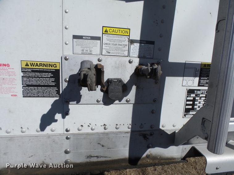 image for item DB1909 2008 Timpte double hopper grain trailer