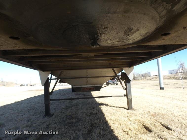 image for item DB1909 2008 Timpte double hopper grain trailer