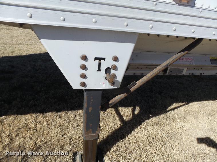 image for item DB1909 2008 Timpte double hopper grain trailer