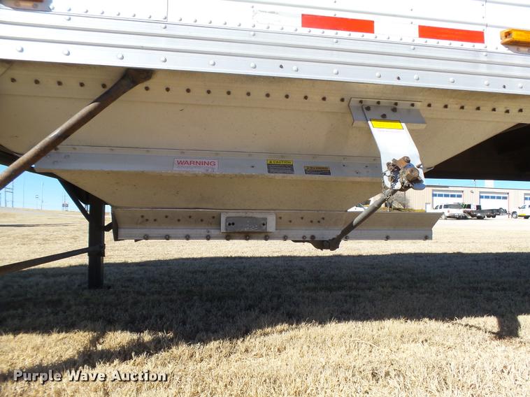 image for item DB1909 2008 Timpte double hopper grain trailer