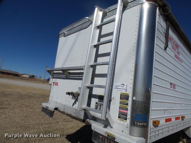 image for item DB1909 2008 Timpte double hopper grain trailer