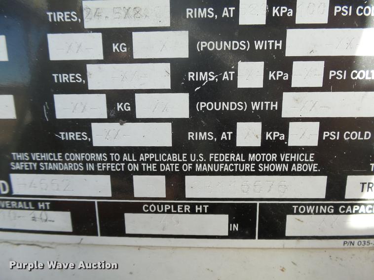 image for item DB1909 2008 Timpte double hopper grain trailer