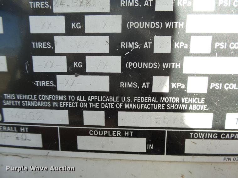 image for item DB1909 2008 Timpte double hopper grain trailer