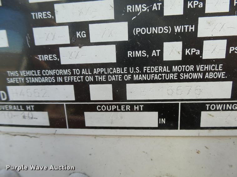 image for item DB1909 2008 Timpte double hopper grain trailer