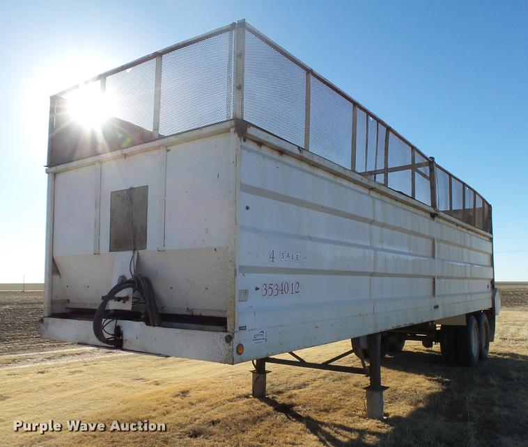 image for item DB1919 2013 shop built live bottom trailer