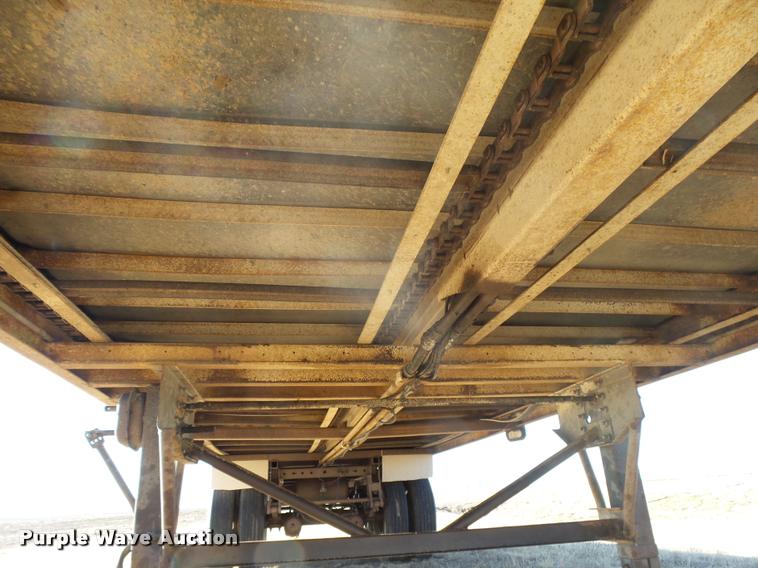 image for item DB1919 2013 shop built live bottom trailer