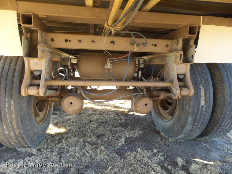 image for item DB1919 2013 shop built live bottom trailer