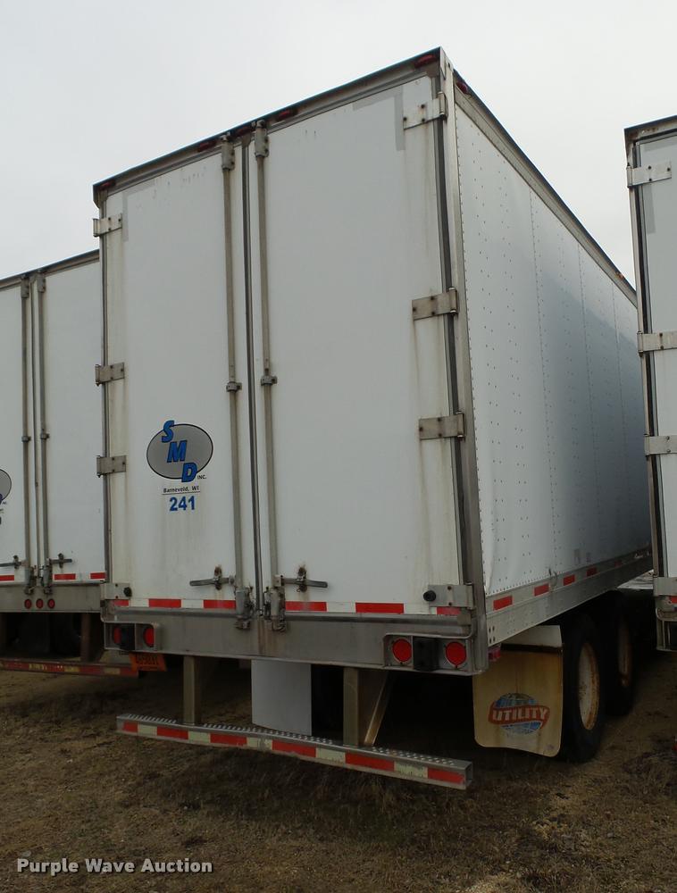 image for item DB5474 1999 Utility Trailers dry van trailer