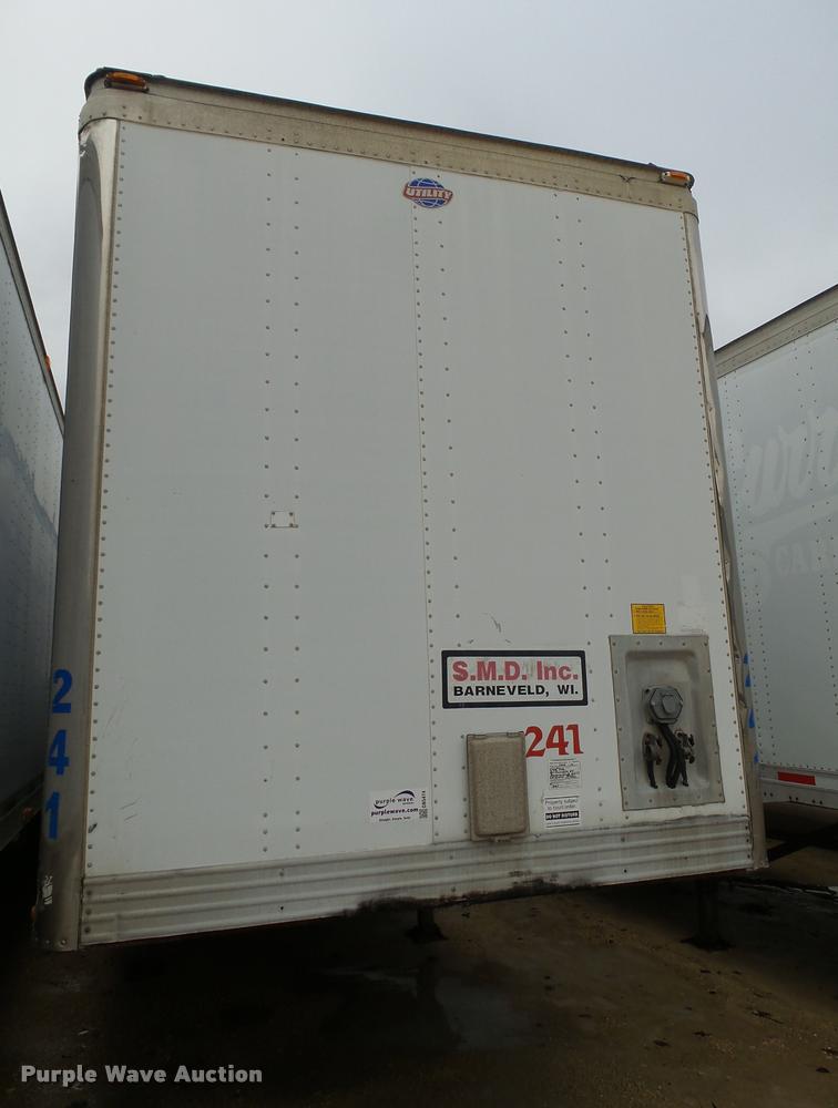 image for item DB5474 1999 Utility Trailers dry van trailer