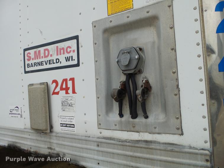 image for item DB5474 1999 Utility Trailers dry van trailer