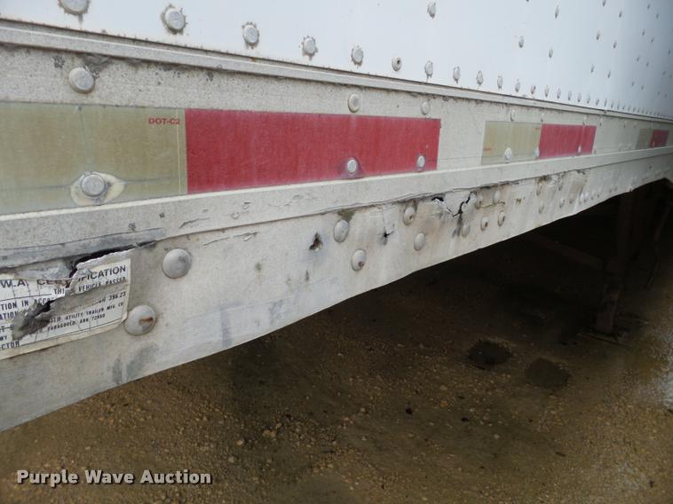 image for item DB5475 1998 Utility Trailers dry van trailer