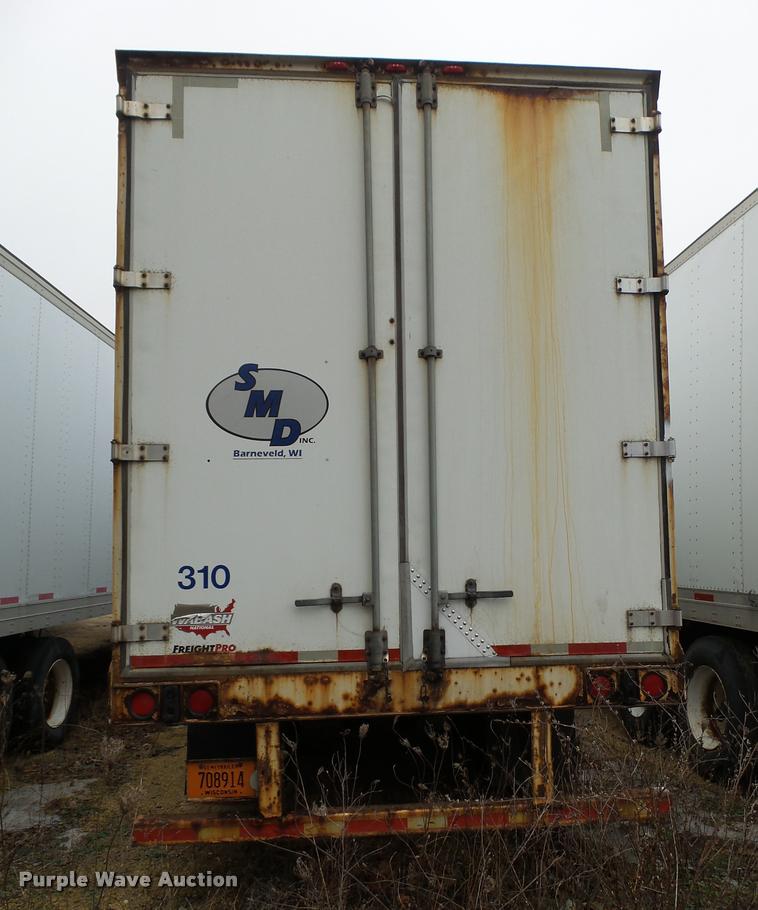 image for item DB5480 1999 Wabash dry van trailer