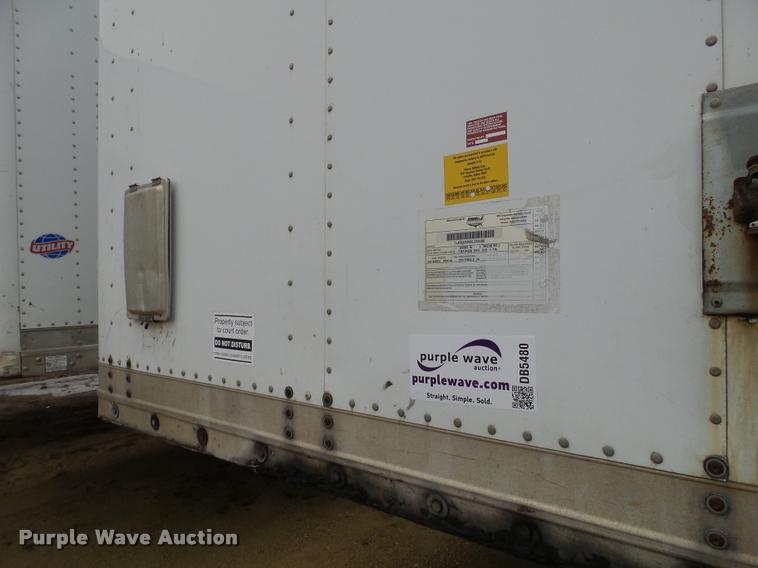 image for item DB5480 1999 Wabash dry van trailer
