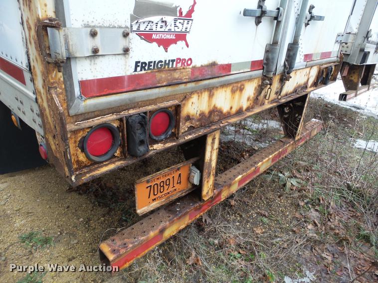 image for item DB5480 1999 Wabash dry van trailer