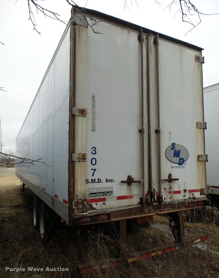 image for item DB5481 1999 Fruehauf dry van trailer