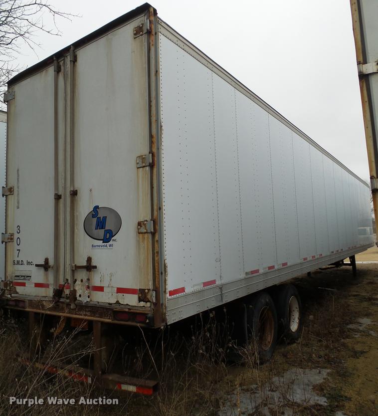 image for item DB5481 1999 Fruehauf dry van trailer
