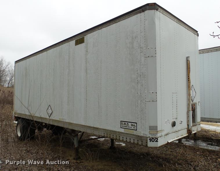 image for item DB5484 1983 Strick  dry van trailer