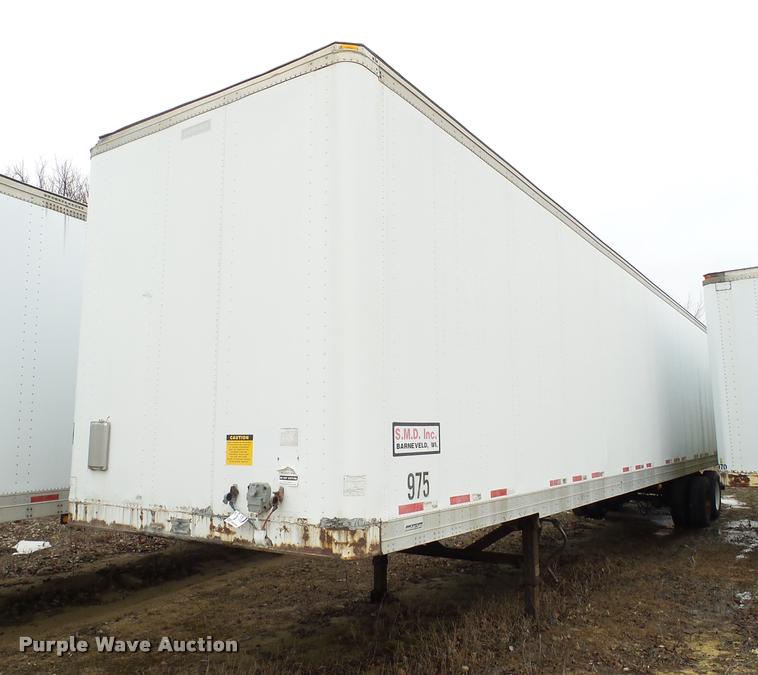 image for item DB5486 1997 Fruehauf dry van trailer